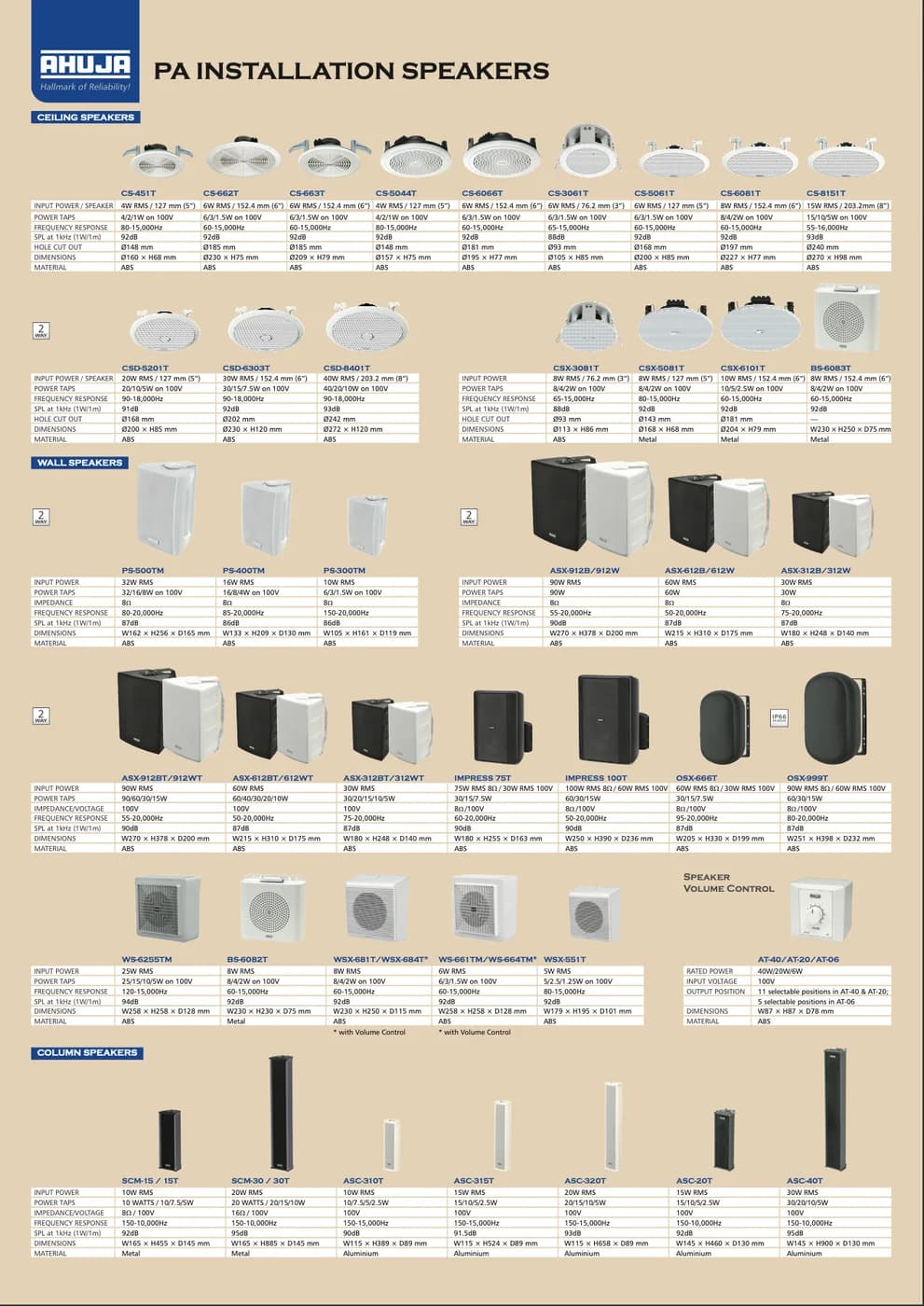Ahuja Installation Speakers 2026 cover