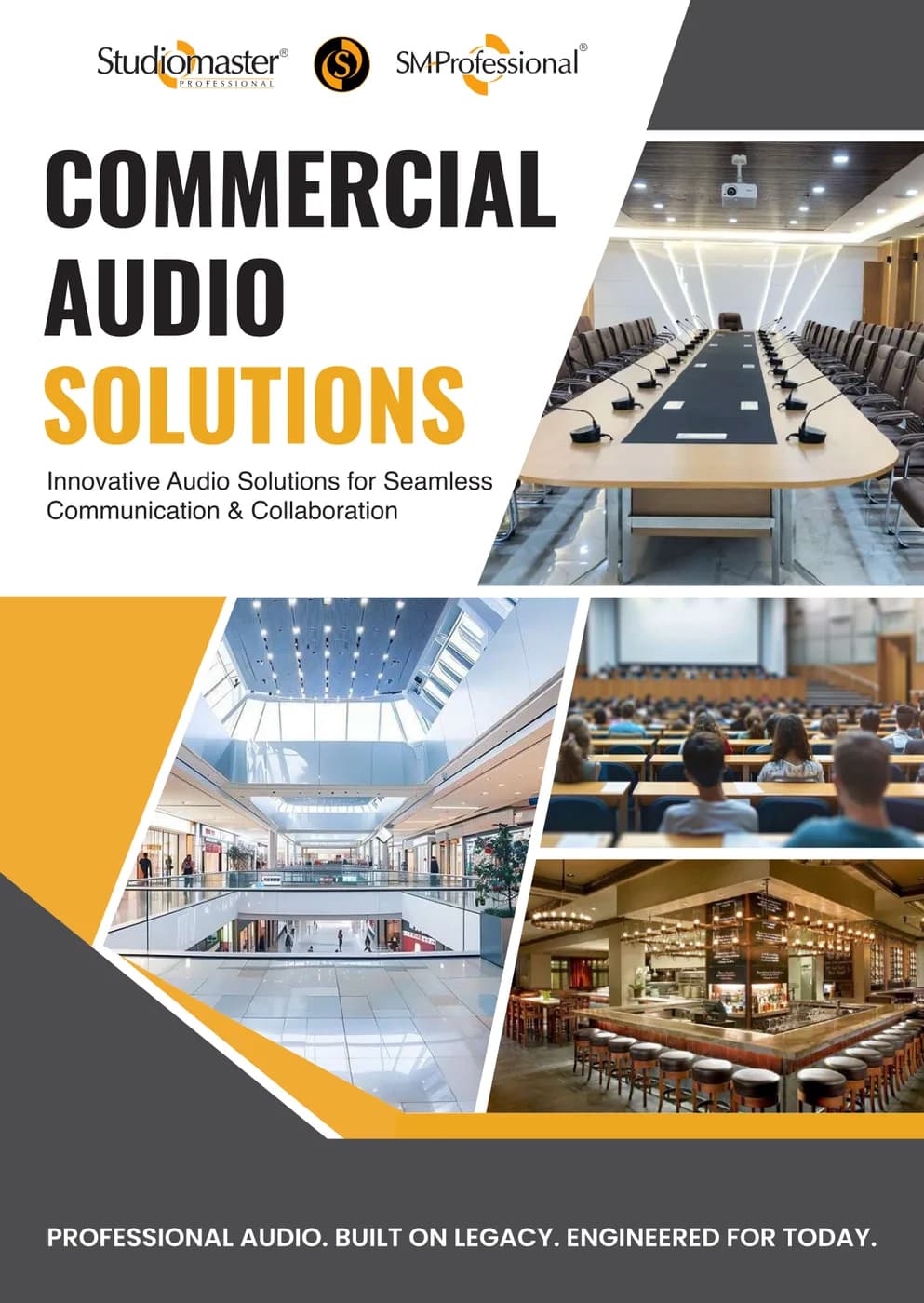 SM Professional Commercial Audio Solutions cover